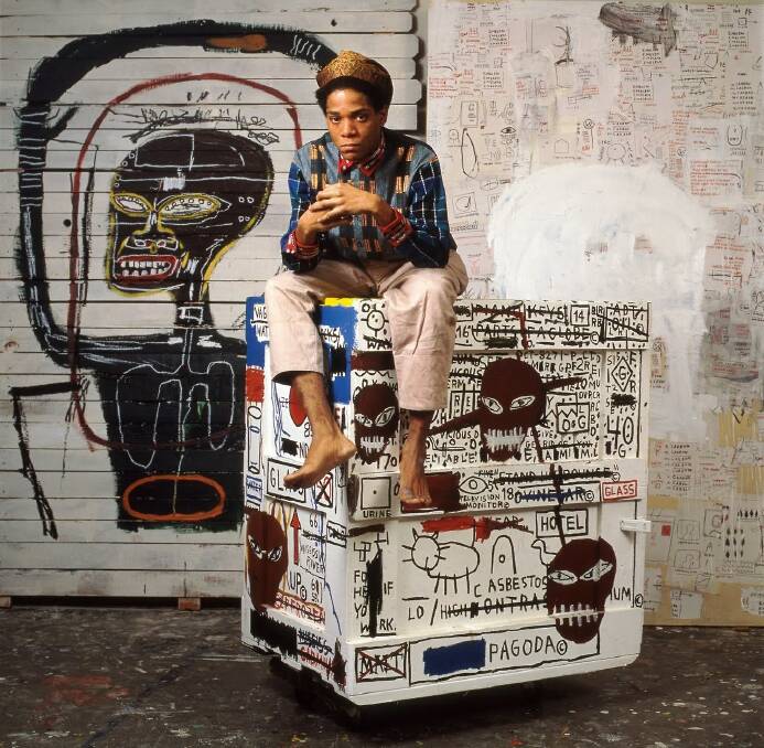 Jean-Michel Basquiat by Lizzie Himmel. Jean-Michel Basquiat by Lizzie Himmel.