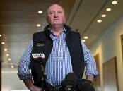 Barnaby Joyce insists he's not going anywhere. Picture: AAP