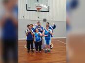 South coast Special Olympics athletes at the Leon Burwell Shield. Back row: Oscar Geeves, Laurie Masterson, Craig Mitchell. Front row: Lochie Neilson, Liz Godwin, Maddison Howard-Windley. Picture: supplied.