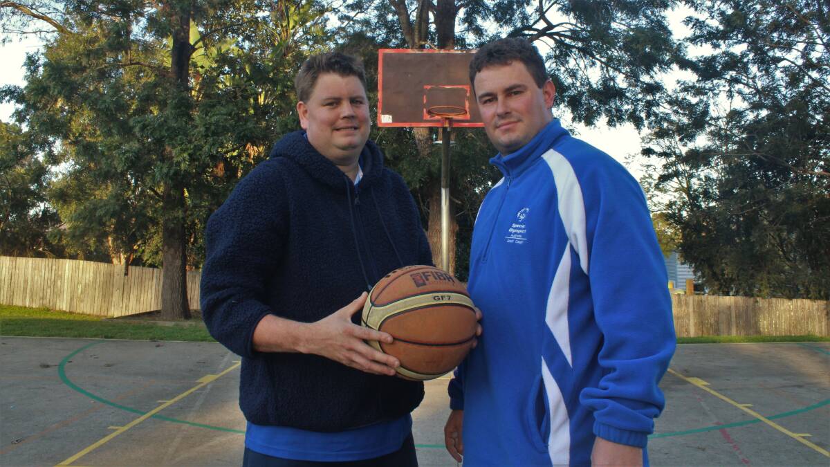 Laurie Masterton (left) and Craig Mitchell (right) will travel to Tasmania to represent Australia in the National Special Olympic Games. Picture: James Tugwell