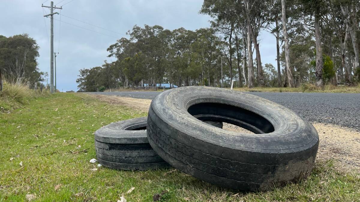 Tyres, televisions and building materials are not picked up during hard waste collection time and need to be taken to the tip. Picture: supplied