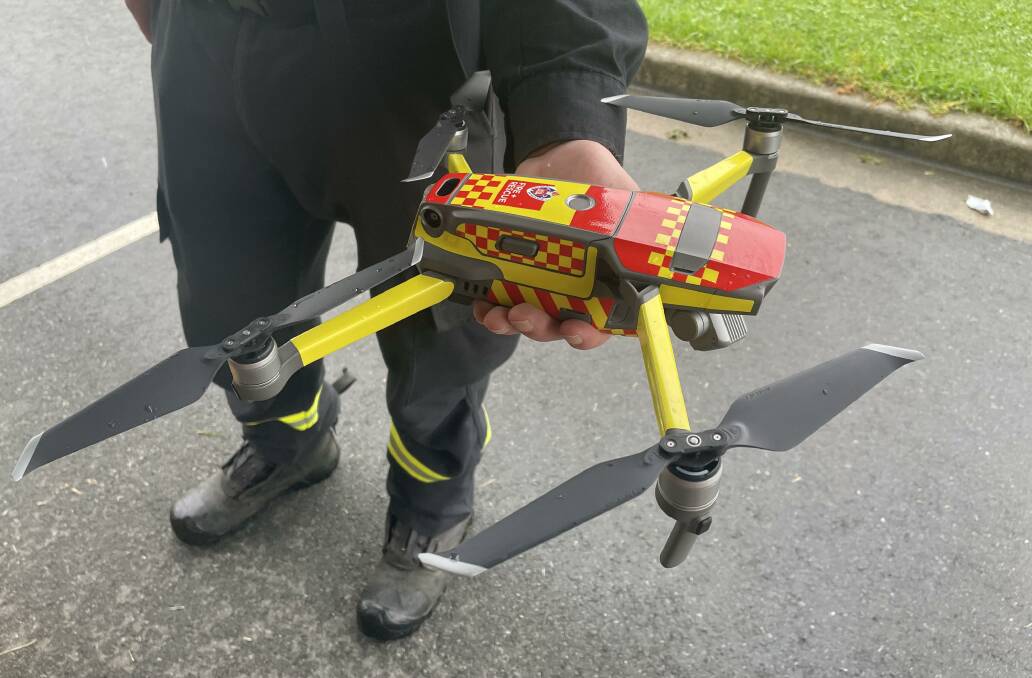 Fire and Rescue Moruya Mavic 2 Enterprise drone.