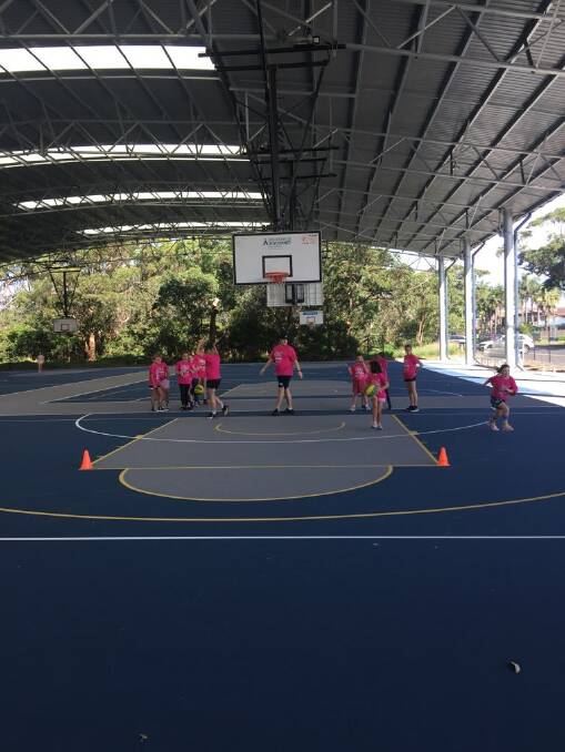 Girls playing basketball at a Basketball NSW event in Cooma
Picture: supplied