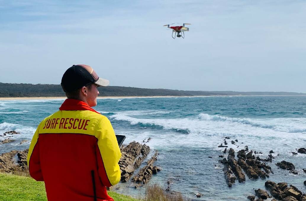 Drones used by the Far South Coast Surf Life Saving crew. Picture supplied.