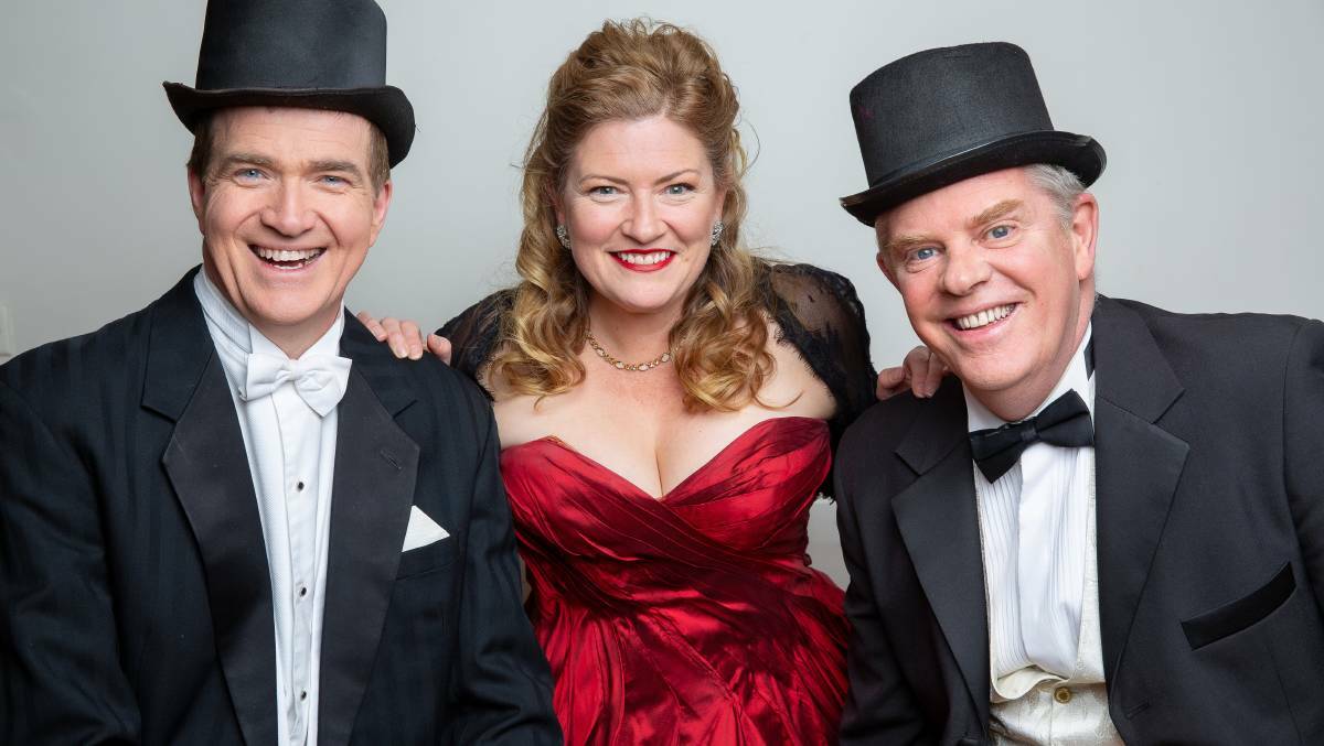 Roy Best, Alison Jones, and Chris McKenna will perform at the Bay Pavilions Yuin Theatre on June 19. Picture: supplied.