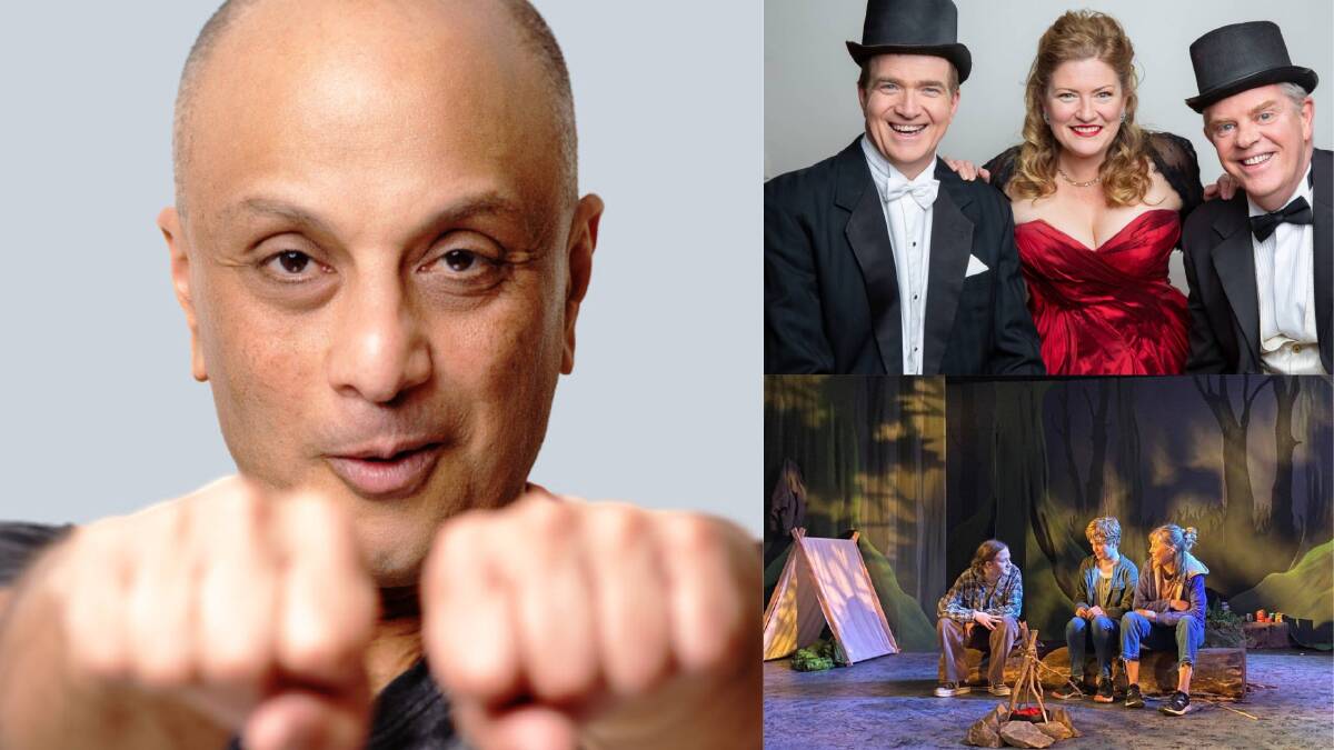 WHAT'S ON: There are performances galore coming to the Eurobodalla this week - the newly opening Yuin Theatre is hosting big names including Akmal Saleh, Roy Best, Alison Jones, and Chris McKenna. Pictures: supplied.
