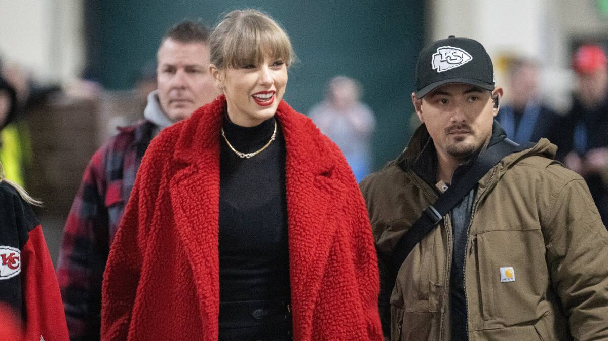 Taylor Swift arrives before a Green Bay Packers and Kansas City Chiefs game at Lambeau Field in Green Bay, Wisconsin. Picture by Mark Hoffman-USA TODAY NETWORK/Sipa USA /AAP Image