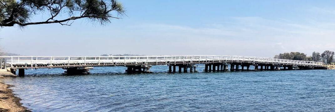 To undertake essential repairs and maintenance, Transport for NSW has proposed that Wallaga Lake Bridge be totally closed to vehicles and pedestrians for four and a half months under its preferred option, or totally closed for two months under its alternative option. Picture by Transport for NSW