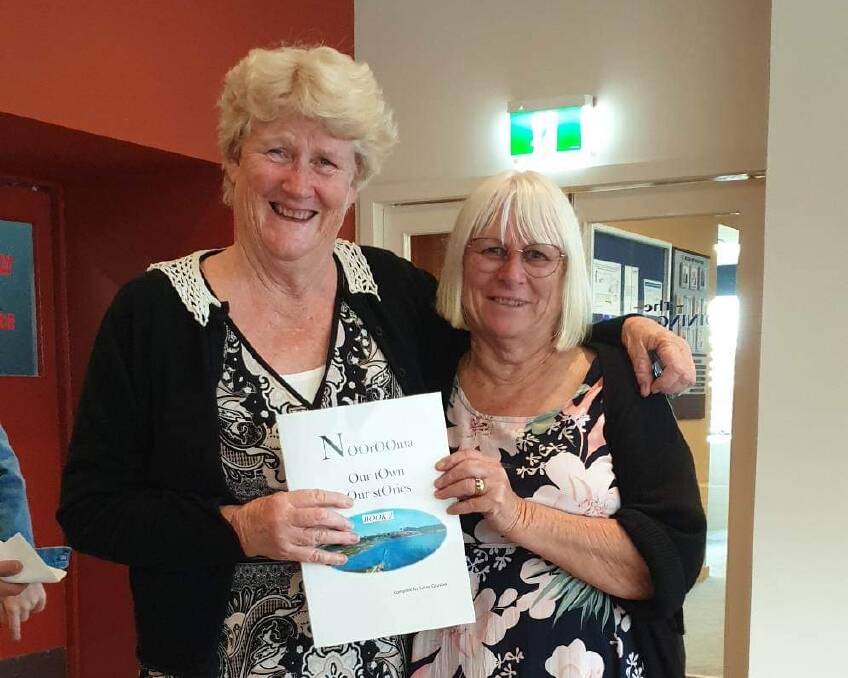 Lyndy Drury and Sylvia Gauslaa with the new book