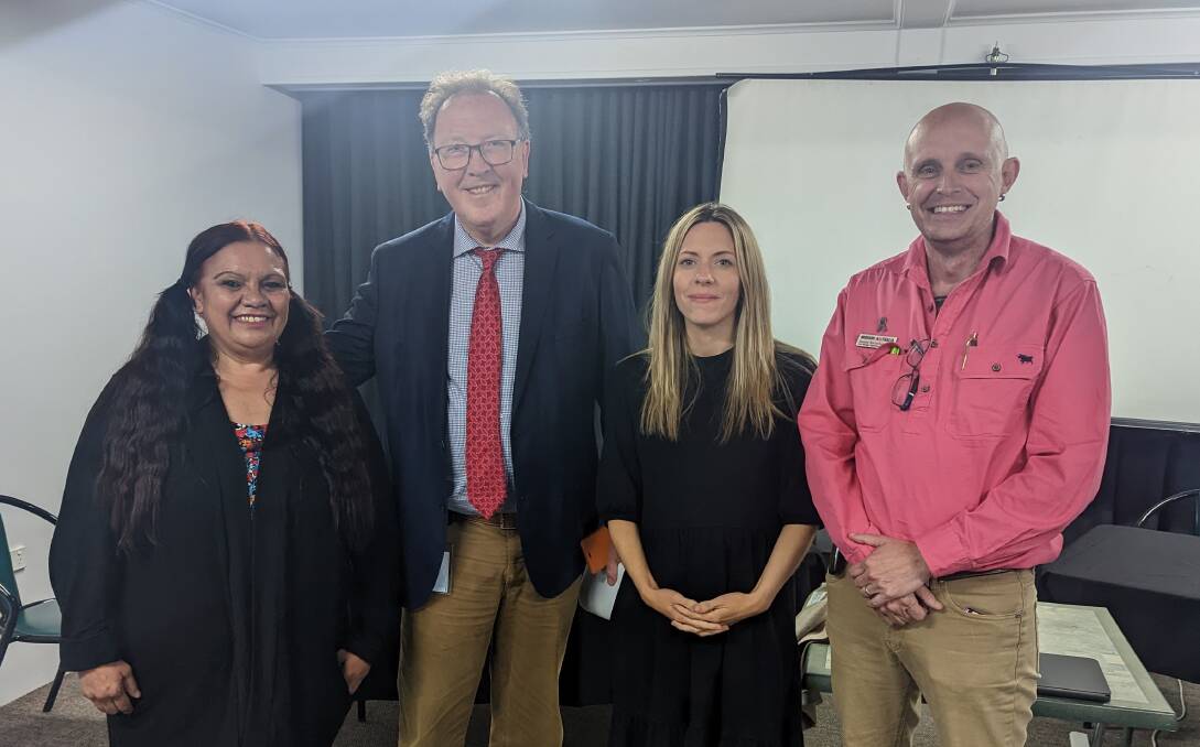 Dr Michael Holland convened a roundtable discussion in Bega on Tuesday, October 4, to find solutions to the housing crisis. Picture supplied