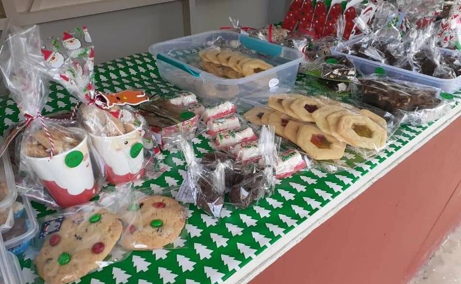 Bega branch members bakes Christmas shortbread, cakes and puddings for their stall at Bega Produce Markets in Littleton Gardens on December 15. Picture supplied
