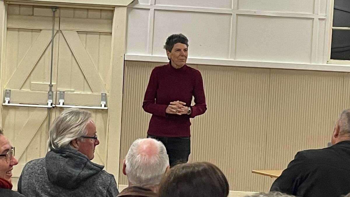 There were plenty of questions from the audience at Alison Pouliot's seminar in Tilba on Friday, June 30. It was one of the highlights of the inaugural Fungi Feastival. Picture by Marion Williams.