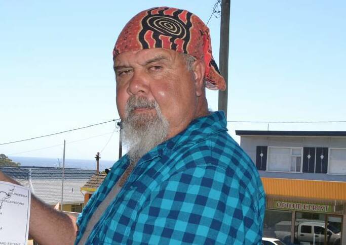 NSW Aboriginal Fishing Rights Group spokesman Wally Stewart of Narooma is a claimant in the South Coast Native Title Claim. File photo