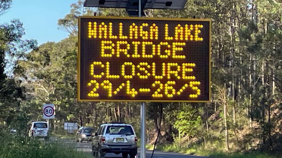Bega Valley Shire Council plans ten weeks of roadworks commencing April 3 which will coincide with the time that Wallaga Lake Bridge is closed. Picture by Marion Williams