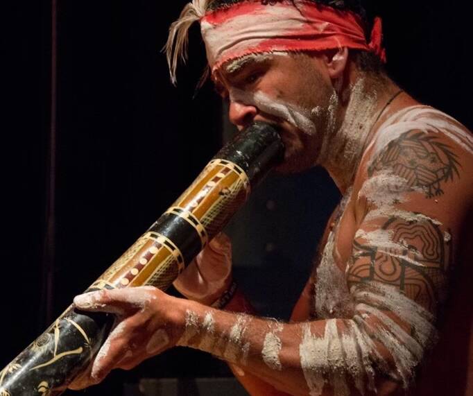 Nigel Stewart of Bunitch Dreaming will give a didgeridoo and dance performance on Saturday, December 17, as part of the Connect to Country program. Picture supplied