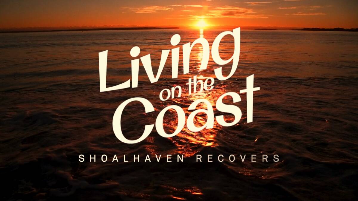 Logo for Michael Pignataro's documentary 'Living on the Coast: Shoalhaven Recovers'. Picture: Supplied.