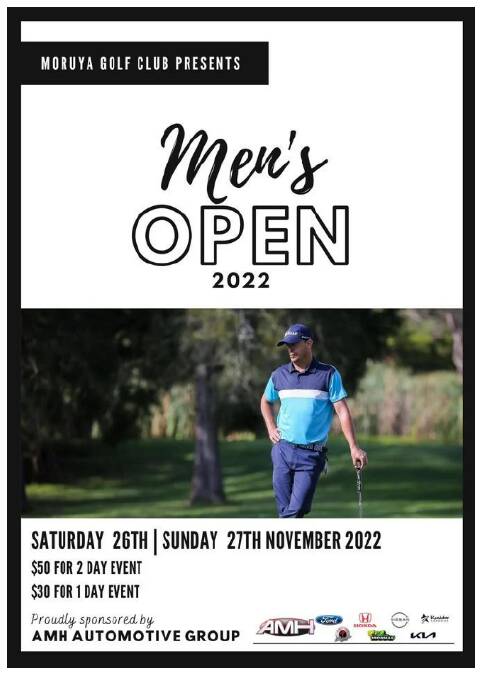 Information on the golf open. Picture supplied.