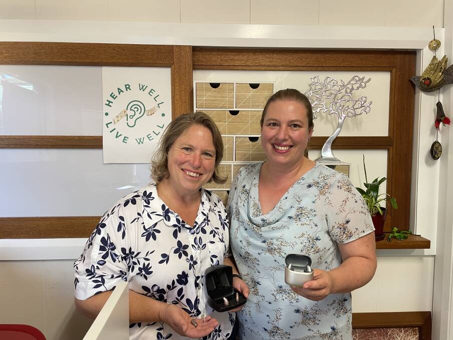 Hear Well - Live Well director and senior audiologist Annemarie Narraway (right) with her assistant Sophia Moody (left). Picture supplied
