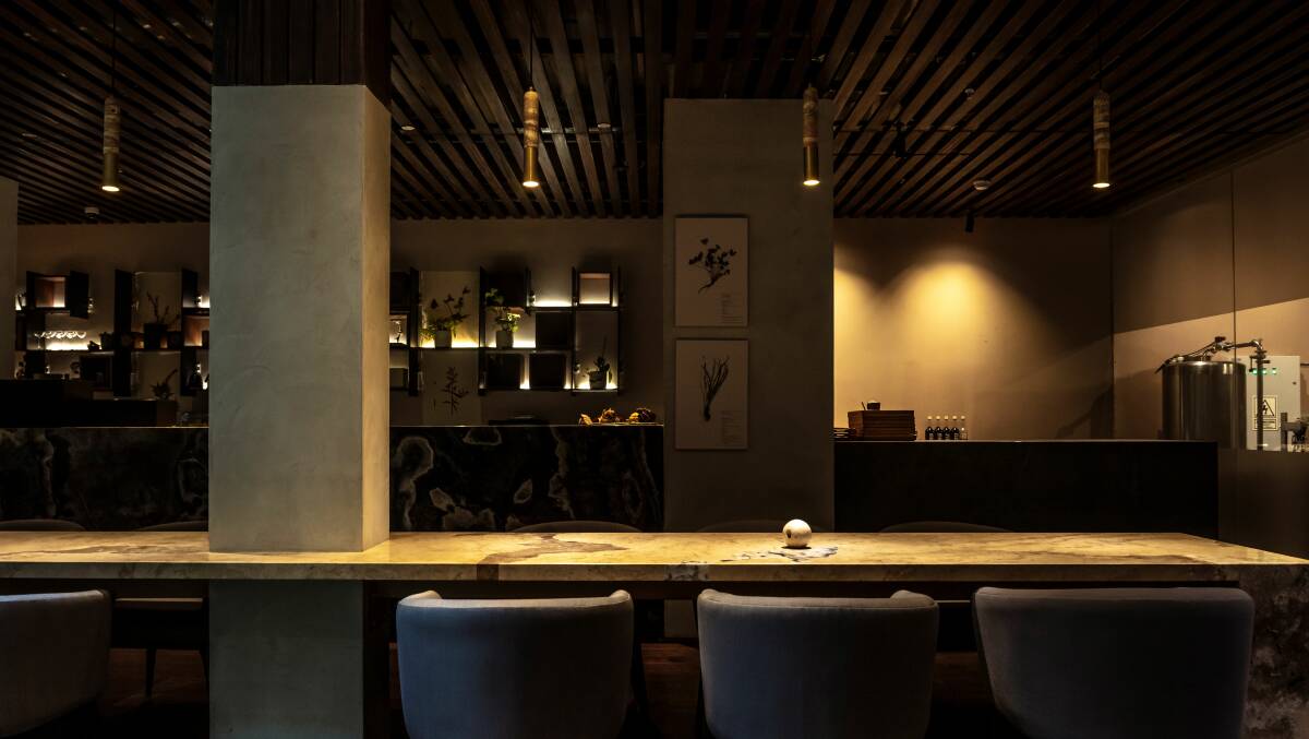 The moody interiors of Central in Lima.