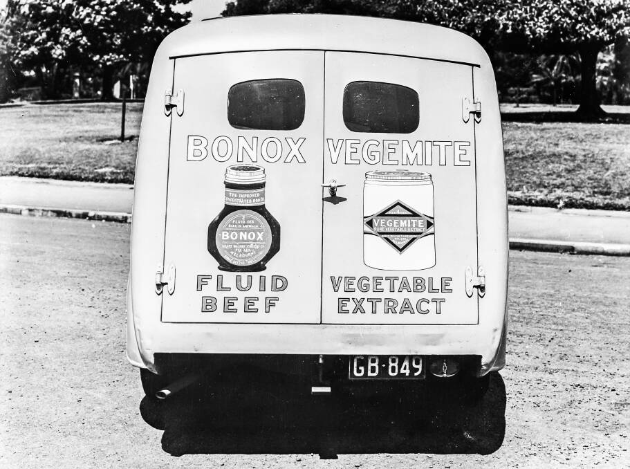 A Vegemite and Bonox van. Picture supplied