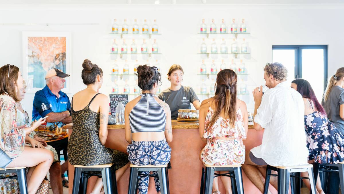 Moontide Distillery cellar door. Moontide Distillery cellar door.