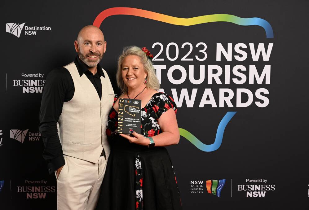 From first dates to award-winning festivals: Chris and Leisa Tague's Crank It Up festival won the Tourism Star Judges' Award on November 8. Picture supplied