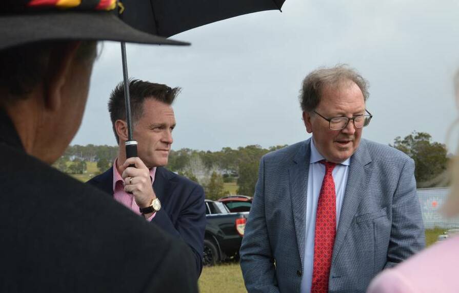 Bega MP Dr Michael Holland (pictured with NSW Premier Chris Minns) says the Batemans Bay Hospital, including its emergency department, will close when the new Eurobodalla Regional Hospital opens. Picture by Megan McClelland