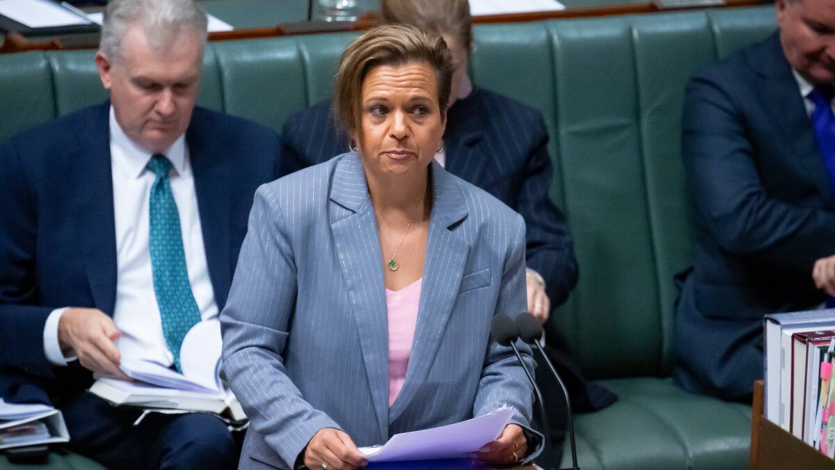 Communications Minister Michelle Rowland says she's 'met with gambling executives zero times.' Picture by Elesa Kurtz