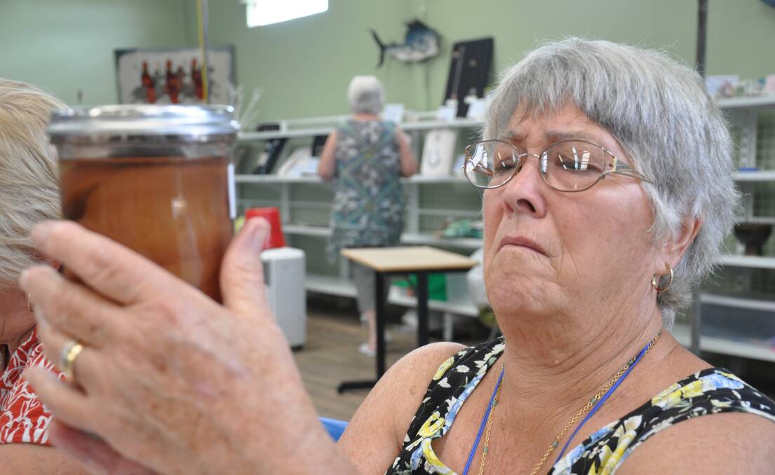 IN THE JAR: Barbara Smith had to taste more than 100 jars of jams, jellies and preserves in her role as judge at the 2017 Eurobodalla Show. In 2018, the show society has returned to its roots, putting the word Agricultural back into its title.
