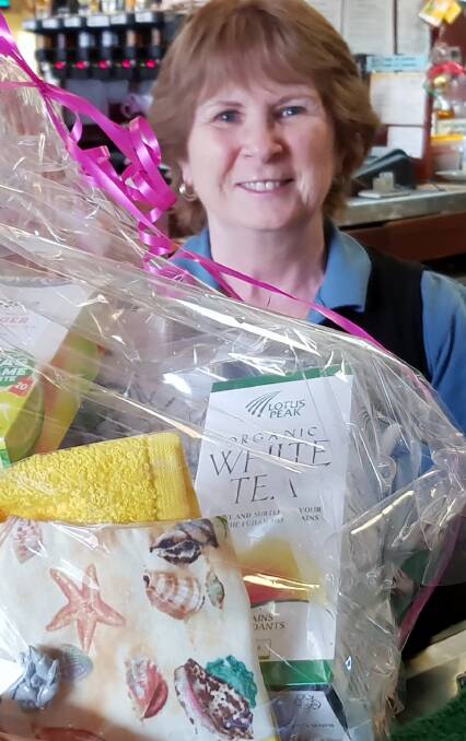 Sue Shelley was Narooma CWA's second prize winner in the Mother's Day raffle.