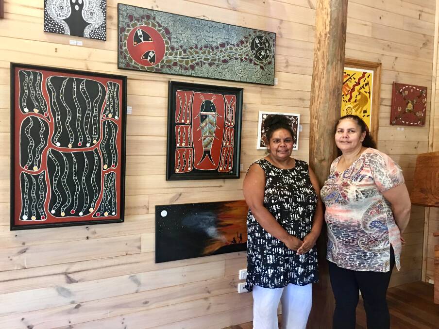 Alison and Maria Walker have opened their art exhibition and shop at Umbarra Cultural Centre for summer.