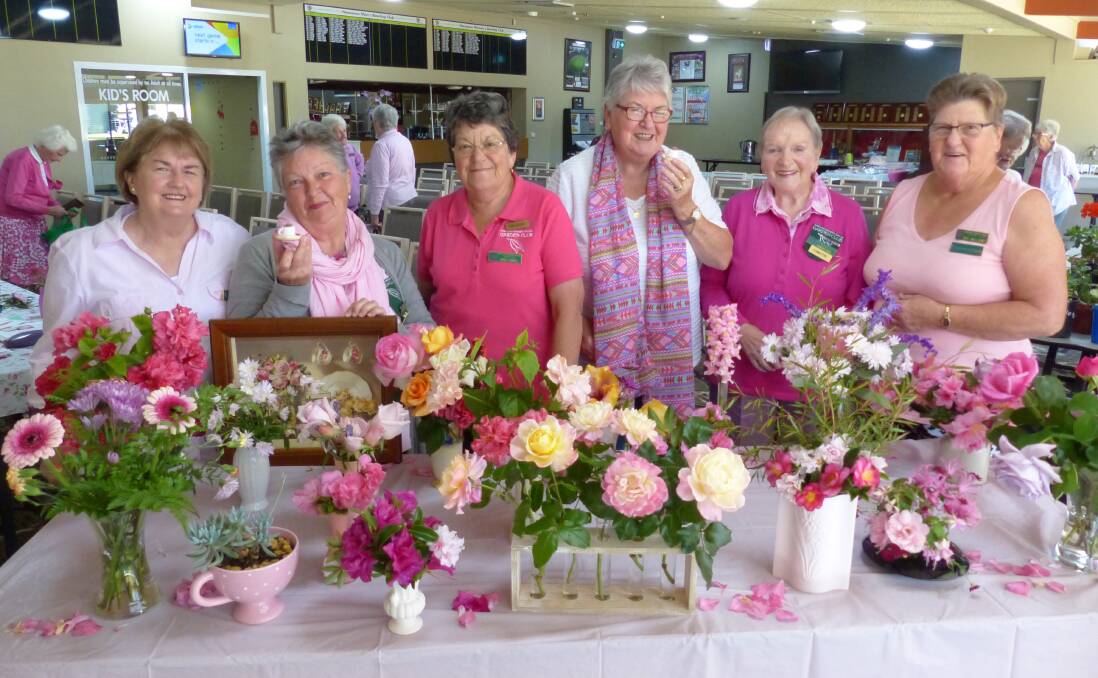 Narooma-Dalmeny-Kianga Garden Club members in the pink at a recent event. Friendships bloom at their regular meetings and knowledge is shared.