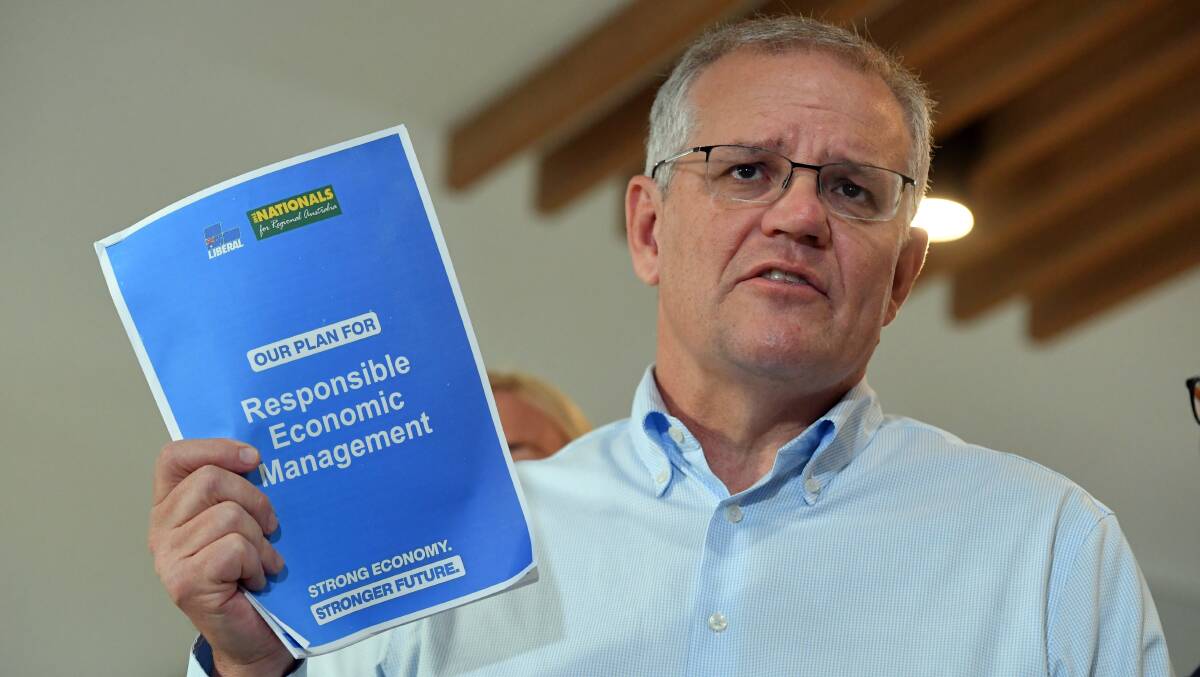 Prime Minister Scott Morrison has argued the Coalition's economic management will lead to wage increases. Picture: AAP
