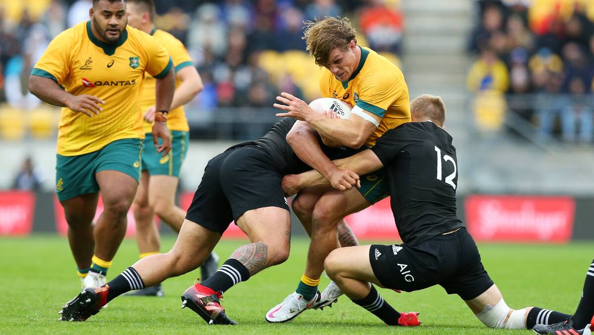 The Wallabies showed plenty of promise to spark hopes of an Australian rugby revival. Picture: Getty