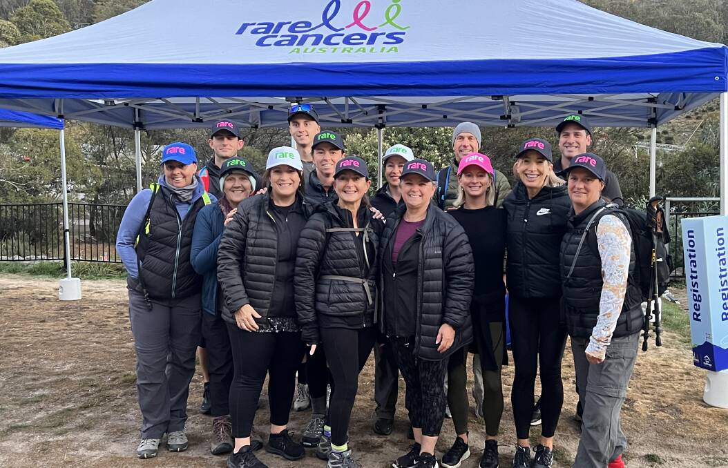The nurses in the oncology unit of Bega's hospital had a fundraising target of $20,000. They ended up raising $22,462 as part of the Rare Cancers Australia's major fundraising event the Kosi Challenge. Picture supplied