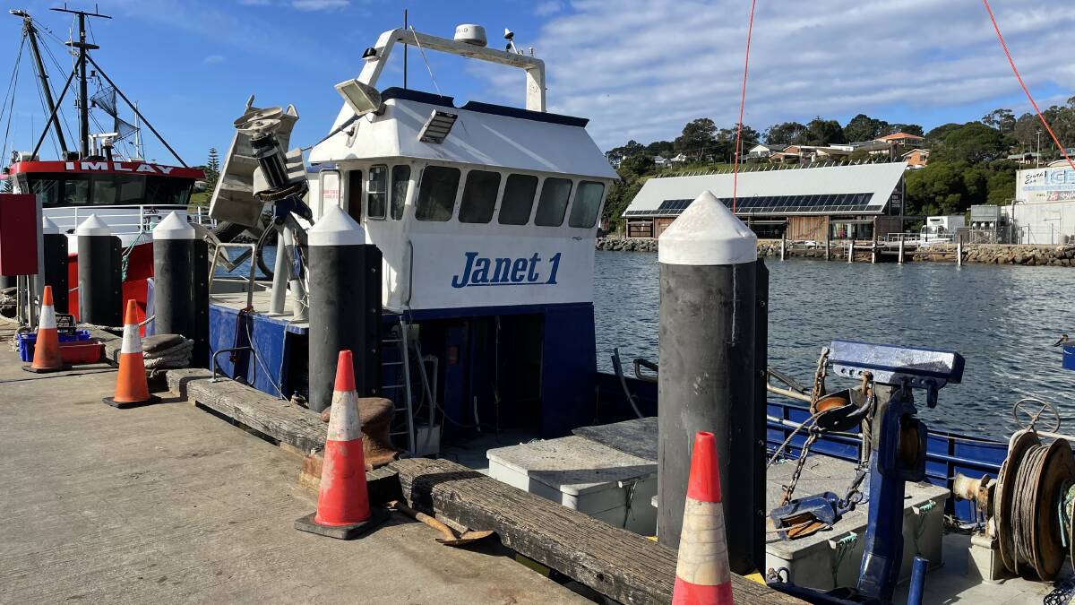 The Janet has been refloated, but still has approximately 50 tonnes of fish waste on board. Photo: Denise Dion
