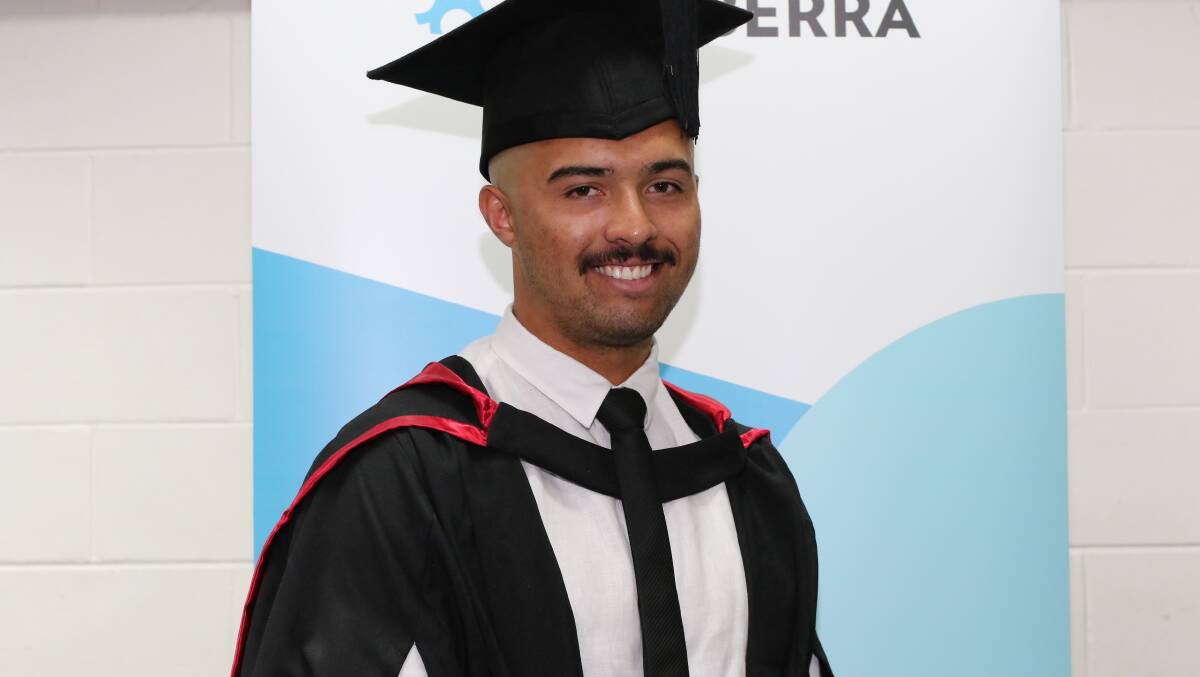 Former Narooma local Joseph Nugent graduates with a Bachelor of Arts in Architecture from University of Canberra on April 12.