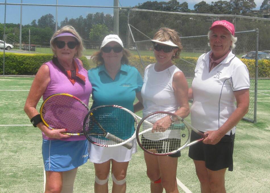 DIVISION TWO: Winners Debbie Smith, Lyn Robbins, Deb Coleman and Kathy Mckenzie.
