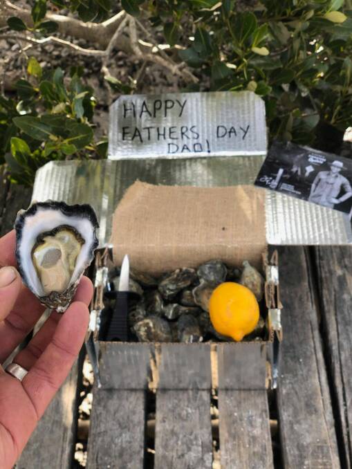 DAD'S DAY: Signature Oysters packaged and sold dozens of Clyde River oysters for Fathers Day.