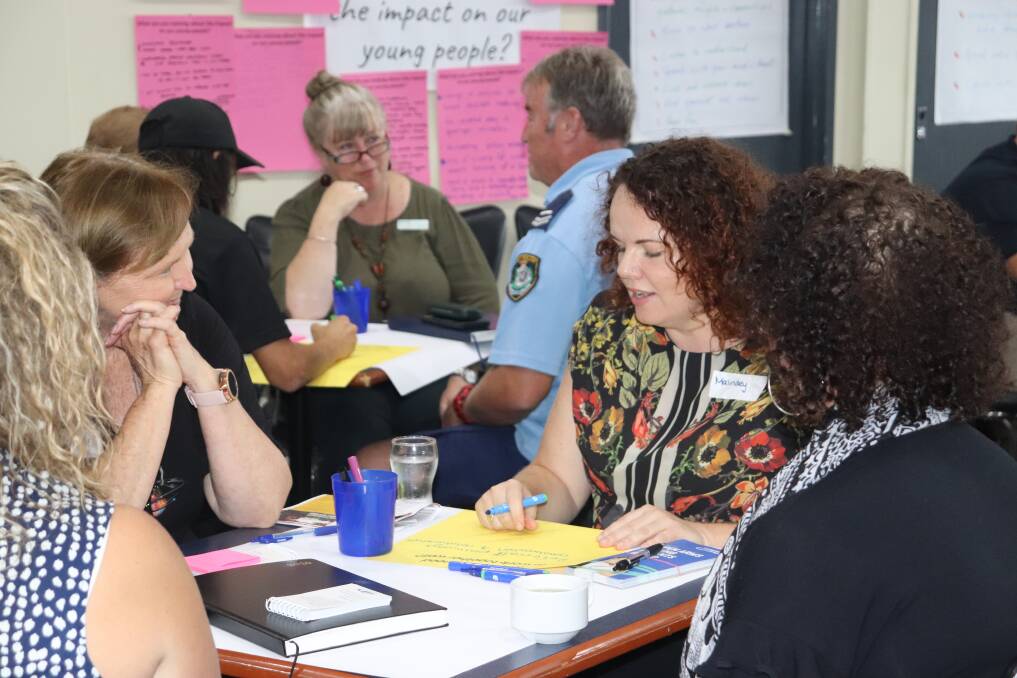 Talk future: A large group of youth sector workers met last week to map out realistic and achievable strategies to ensure young people in Eurobodalla have access to the support and service they need. Picture: Supplied. 