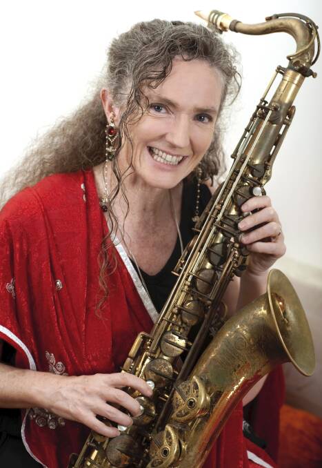 Live music: Sandy Evans to play at the Four Winds' Windsong Pavilion, near Bermagui on Sunday, October 20. 