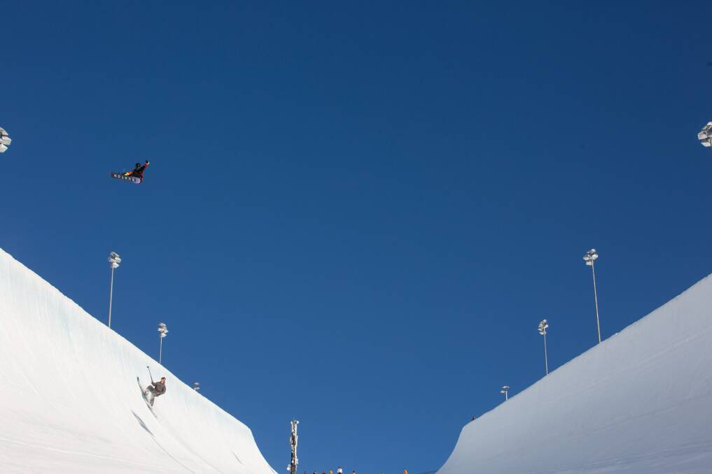 Dalmeny's snowboarding prodigy Valentino Guseli smashes the world record for the highest halfpipe air. Image: Tommy Pyatt.