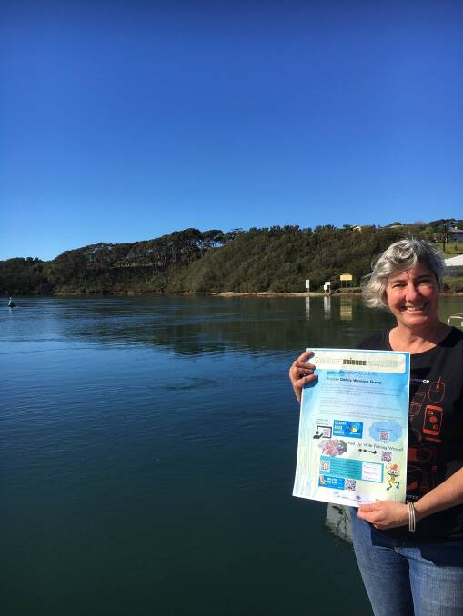 Narooma schoolteacher Christina Potts has organised an interactive multimedia walk along the Narooma waterfront for National Science Week, from 17-23 August. 