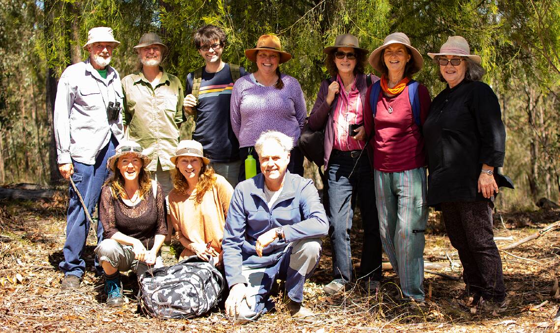 The Bermagui Koala Spotters set out to find koalas and learn about their habits with Mark Lems of Tanja recently. Picture: Supplied.