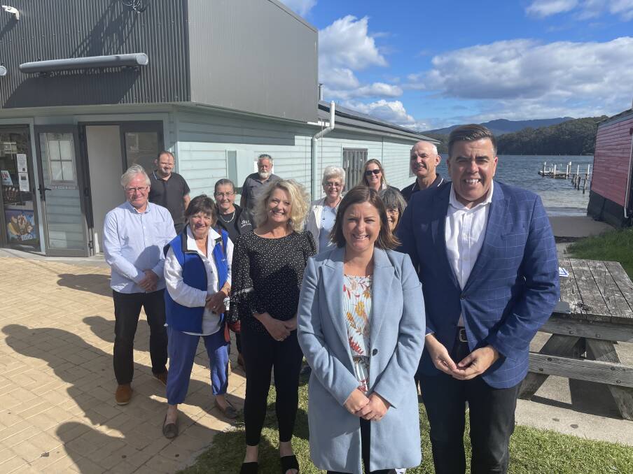 Narooma's business and tourism stakeholders catch-up with Eden-Monaro MP Kristy McBain and Member for Oxley and chair of Labors COVID Recovery Taskforce Milton Dick at the Inlet at Narooma on Monday, April 12.