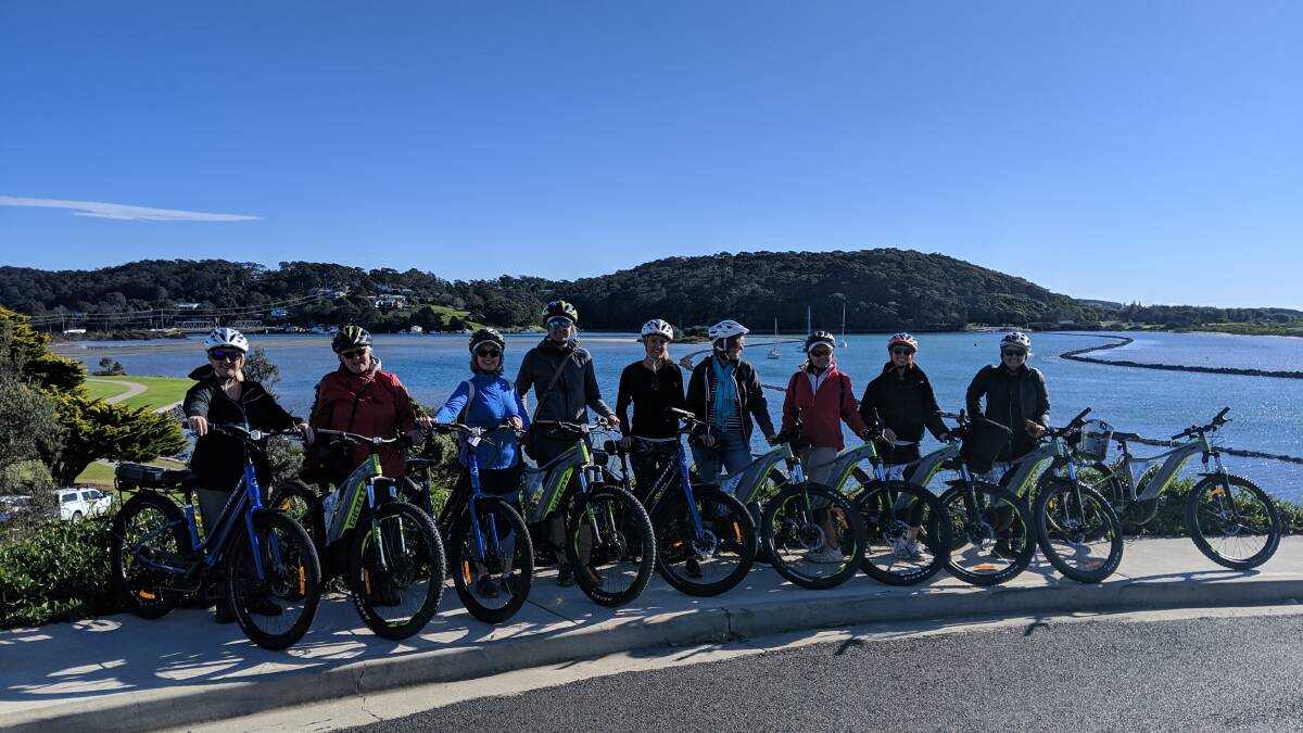 Sally Bouckley of Southbound Escapes has been busy developing different self-guided e-bike tours around Narooma. 