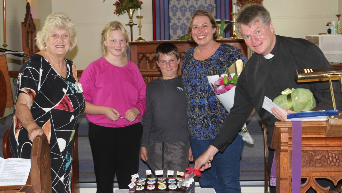Chris Richard-Preston of the Anglican Parish of Cobargo-Bermagui-Quaama wishes Caitlin, Nathaniel, Anne Marie and Reverend Tim Narraway farewell from the parish.