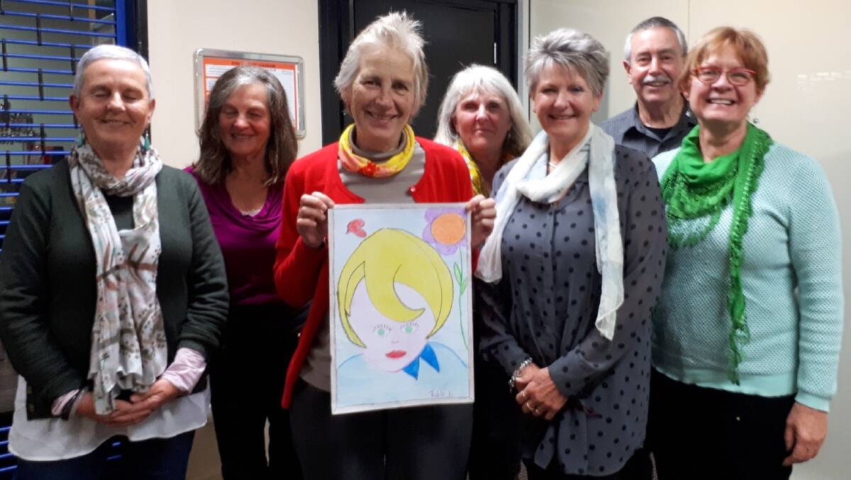 Unbeatable: The Trivia Tragics scored the most points and won the "Squiggle" contest at last Friday's Quota Trivia Night. Their members were Lynda Simpson, Rosemary Bauer, Bronwyn Glyde, Pauline Wilcocks, Clare Cork, Mark Beaver and Sally James.