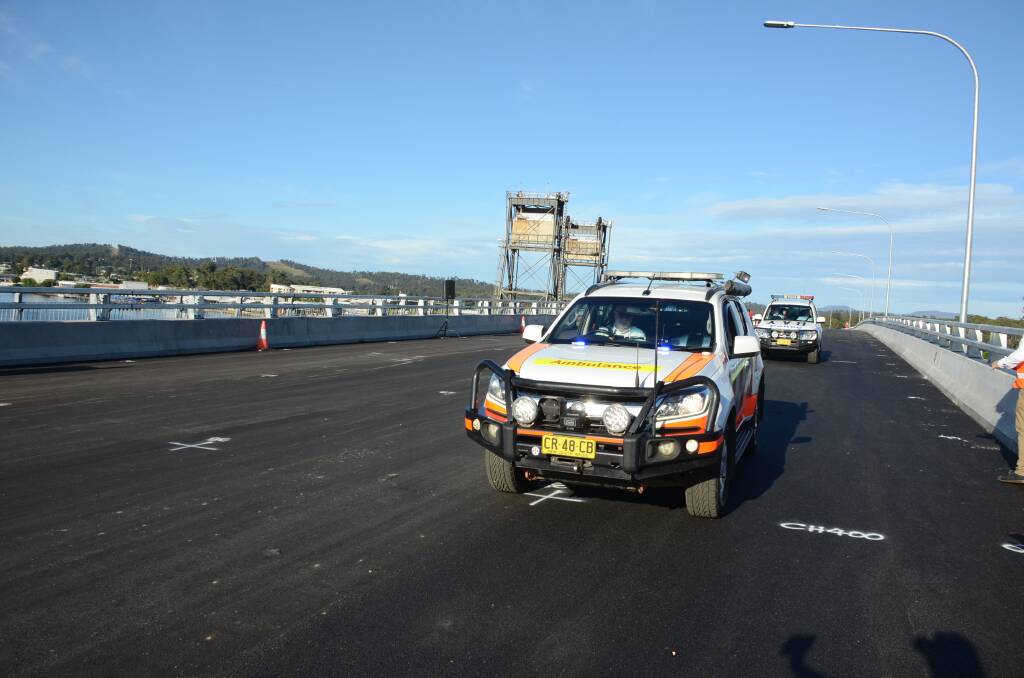The four lanes of the Batemans Bay Bridge allows better access for emergency vehicles. 
