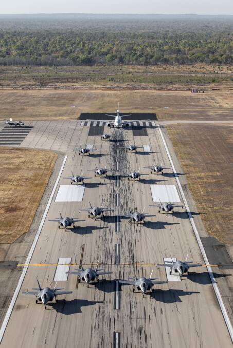The Tindal RAAF Base at Katherine. Picture from Defence Media.